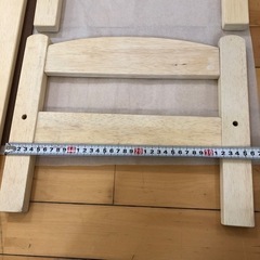 【そろそろ掲載終了します】IKEA Duktig 人形・ペット用 木製ベッドの画像
