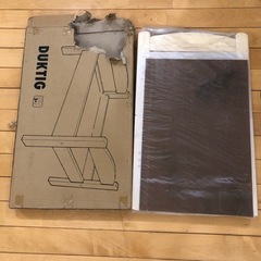 【そろそろ掲載終了します】IKEA Duktig 人形・ペット用 木製ベッドの画像