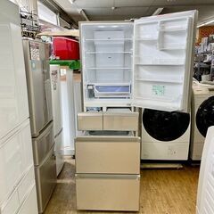 美品【 Panasonic 】パナソニック 406L 5ドア 大型冷凍冷蔵庫 微凍結