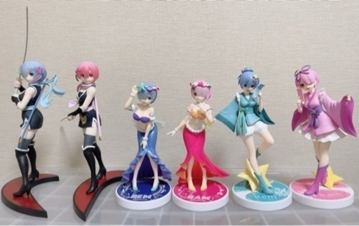 今週中限定プライズ箱なしフィギュア リゼロ、レム、ラム、鬼滅の刃、エヴァ、プリコネ、SAO、デレステ、転スラ、五等分の花嫁など29体セット！