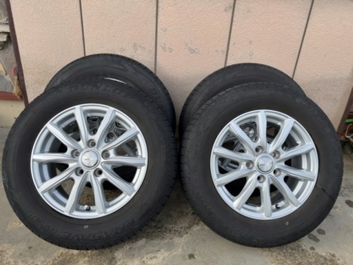 weds ウェッズ 中古タイヤ&ホイール15インチ 4本15×6J ステップワゴン