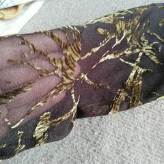 22日まで受付　値下げしました！⑥　昭和レトロ　茶色　ブラウスの画像