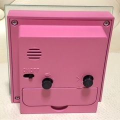 目覚まし時計　2個　ピンク／ブルー　アラーム音の画像