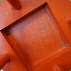 四半世紀前のテーブル＆椅子（子ども向け）の画像