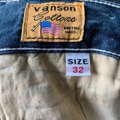 vanson ジーンズ の画像