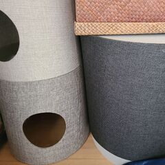 キャットタワー　CAINZホーム　グレーの画像