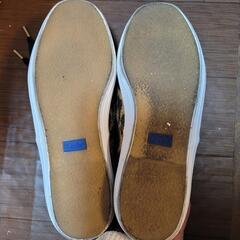 Keds ケイトスペード シューズ 紐靴 ヒョウ柄 22cmの画像