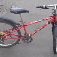 【ワケあり】26インチ 🚲 BRIDGESTONE CROSSFIRE 3980円 変速3×7 新規防犯登録料込 284の画像