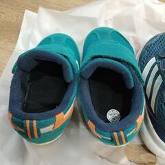 キッズ靴2足セット15センチの画像