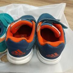 キッズ靴2足セット15センチの画像