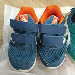 キッズ靴2足セット15センチの画像