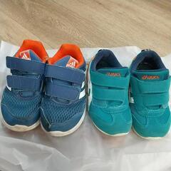 キッズ靴2足セット15センチ