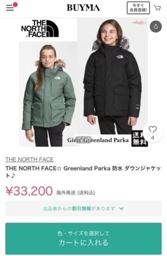 THE NORTH FACE☆ Greenland Parka 防水 ダウンジャケット♪