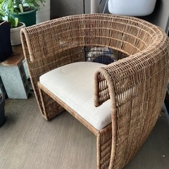 1人用ソファー　ベランダ使用