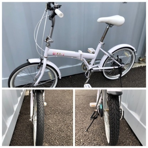 No.267 【折りたたみ,6段変速】★激安★ 中古自転車   20インチ 軽整備済み 安い 防犯登録 町田市 麻生区 神奈川