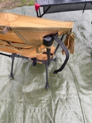 アウトドア キャンプグッズのセット コンパクトチェア2脚 折りたたみ