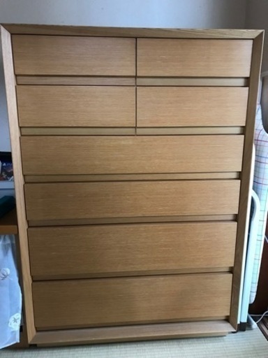 【お話中です】大塚家具　ハイチェスト　ブレイク　オーク材