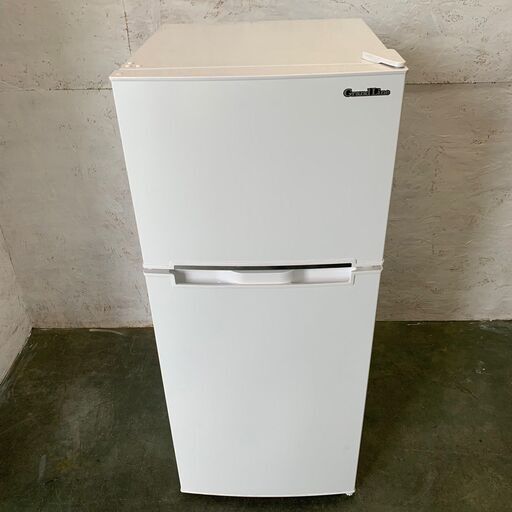 【A-Stage】グランドライン ノンフロン冷凍冷蔵庫 容量118L 冷凍33L 冷蔵室85L ARM-119L02WH 2019年製
