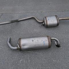 ジムニーシエラ純正マフラー 新車外し