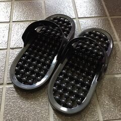 両方から履けるサンダル　Amazon購入製品　ブラック2足　バラ...