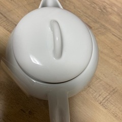 未使用品美濃焼] HalnoII 台形ポットゆるやかな形がほっとする白磁のポットの画像