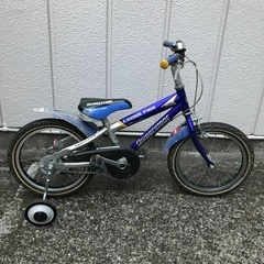 子供用自転車 16インチ　青色　ブリヂストンの画像