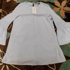 未使用　タグ付き　レディース　チュニック風　ワンピース　ZARA　の画像