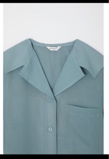 moussy/SAILOR COLLAR SHEER シャツ