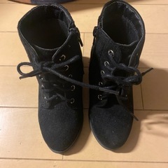 16cm  編み上げブーツ