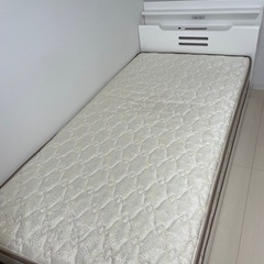 シングルベッド　マットレス付