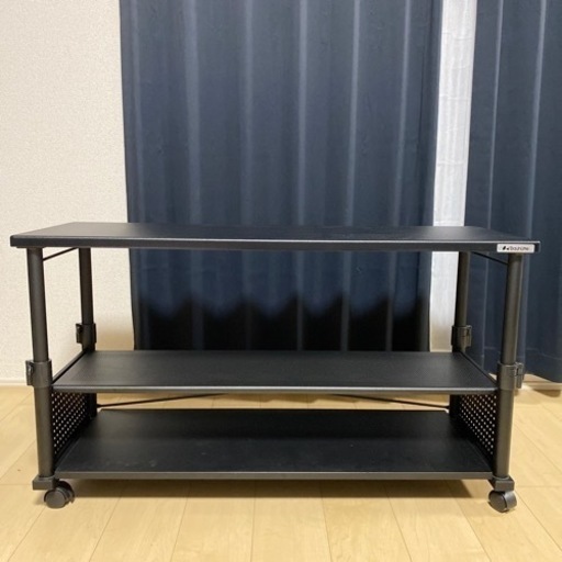 【ゲーミングデスク】Bauhutte(バウヒュッテ) 昇降式 テレビ台 高さ37~56cm 幅100cm×奥行35cm BHV-100