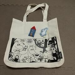 ムーミン トートバッグ(マスコットつき)
