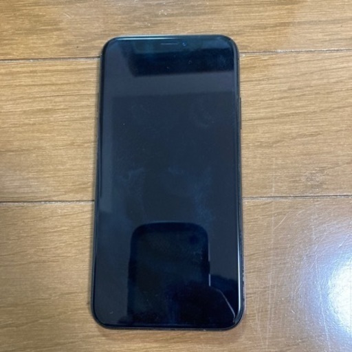 iPhone X 256GBブラック　SIMフリー　背面割れあり
