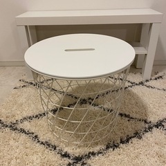 【受け渡し予定決定】IKEA サイドデスクの画像