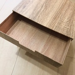 カインズ購入 木目調キャビネット2個　ナチュラルの画像
