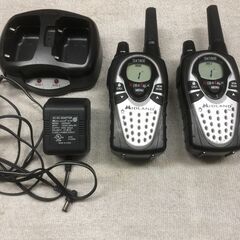 ミッドランド　トランシーバー　MIDLAND GXT600　2台セット　充電スタンド＆ACアダプター付き　チョイ難アリ中古＆現状渡しの画像