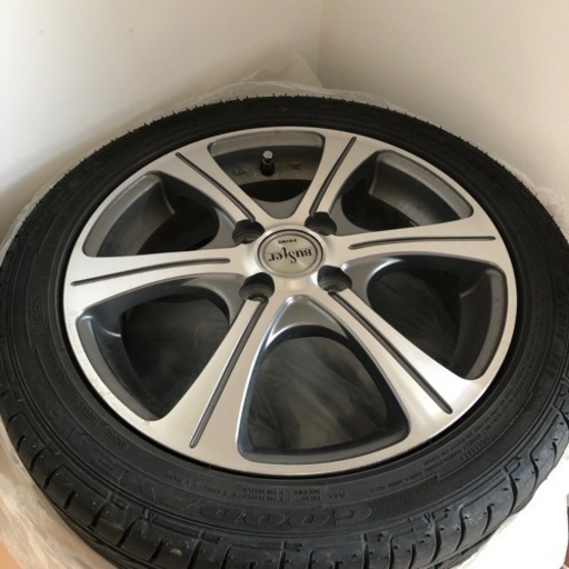 【受け渡し予定者決まりました】アルミ4本セット(165/55R15)