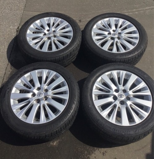 アルファード ヴェルファイア純正 アルミホイール バリ溝 BS 235/50R18