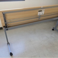 受け取り先確定！キャスター付き長　デスク　3キャスター付き椅子　6の画像