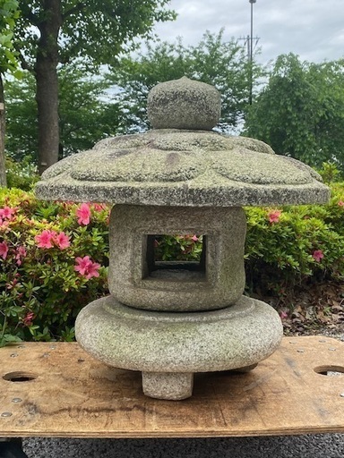 ◎最終お値下げしました‼️ 逸品 貴重 時代 雪見 石灯篭 石灯籠 灯篭灯籠燈籠御影石道祖神石仏庭園庭石坪庭鑑賞オブジェ茶人古田織部古民具盆栽石仏蹲庭