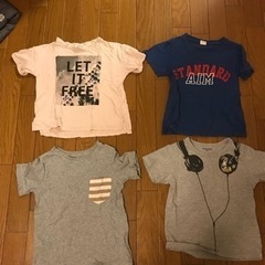 男児向けTシャツ　サイズ120くらい　4セット