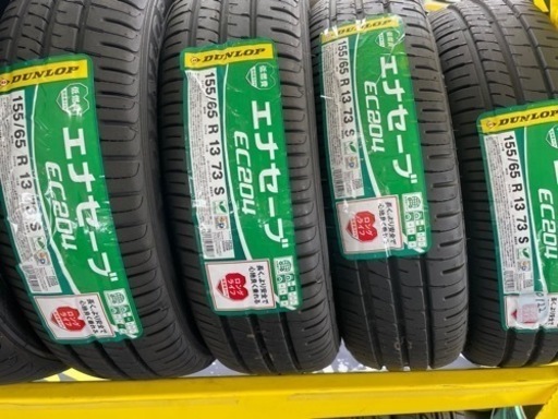 新品タイヤ交換　155/65/R13