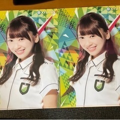 欅坂平手友梨奈、佐藤詩織キリシトールクリアファイル2枚の画像