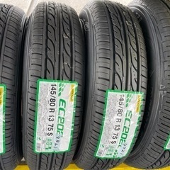 新品タイヤ交換　145/80/R13