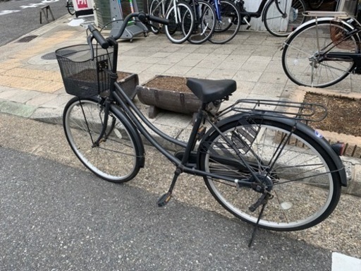 ??ママチャリ　２６インチ　黒　安く