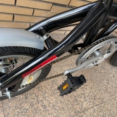 折りたたみ自転車　黒　引き取り希望の画像