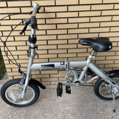 折りたたみ自転車　シルバー　引き取り希望