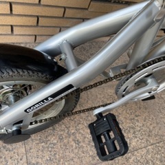 折りたたみ自転車　シルバー　引き取り希望の画像