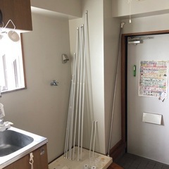 済　あげます　突っ張り棒10本　無料　タダ