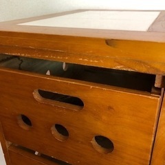 木製チェスト　収納やインテリアにの画像